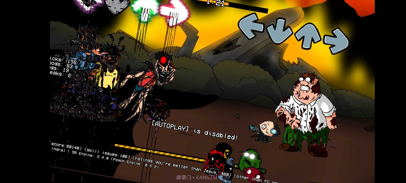 fnf错误化恶搞之家劫后余生截图2 fnf错误化恶搞之家劫后余生截图2