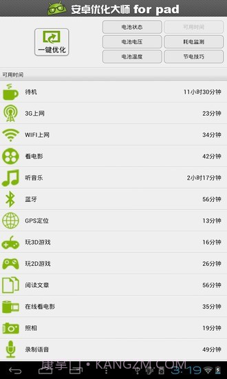 安卓优化大师HD截图4