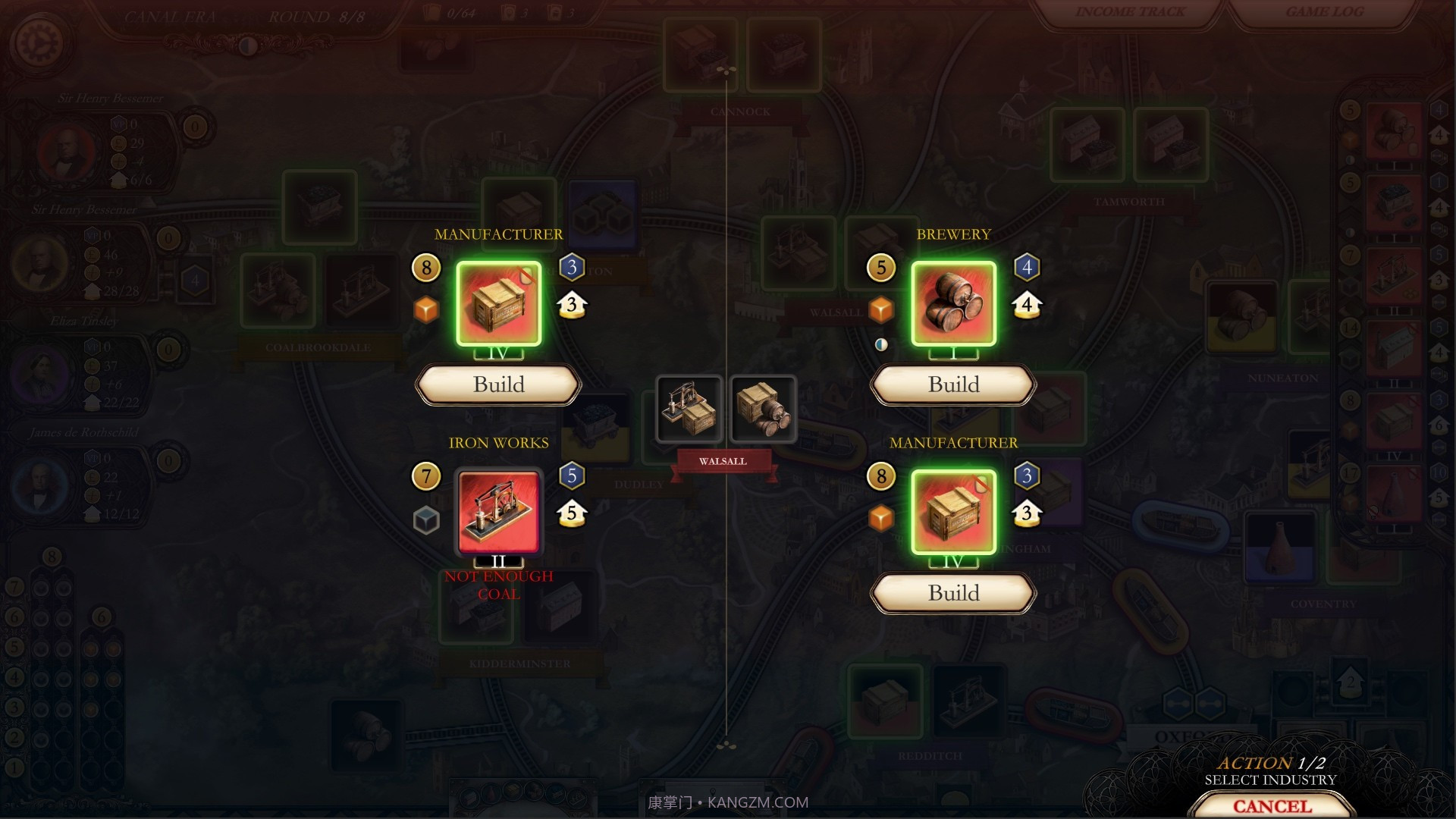 工业革命：伯明翰Brass:Birmingham免费版截图2