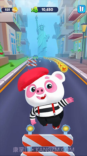 小猪熊猫跑酷3D截图2