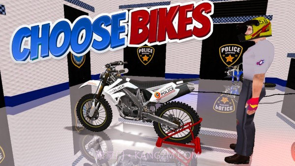 警车骑士3D特技截图3