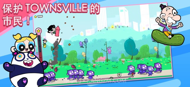 Powerpuff Girls Monkey Mania手游截图3 Powerpuff Girls Monkey Mania手游截图3