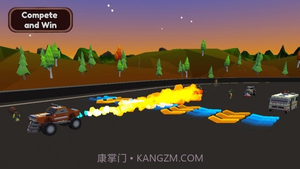 僵尸种族赛车截图2