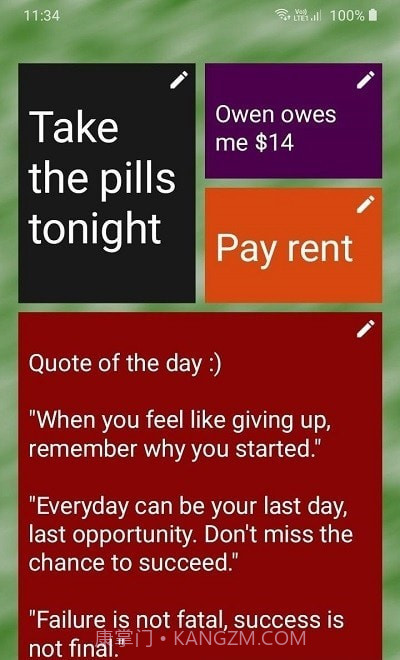 便利贴小组件截图3