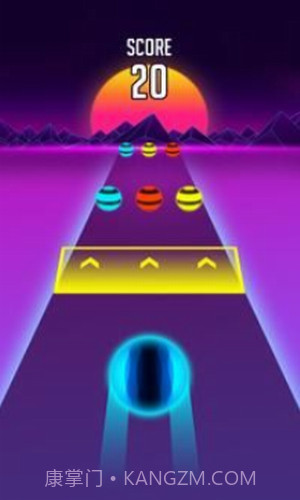 霓虹色球道跑截图3