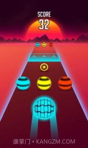 霓虹色球道跑截图1