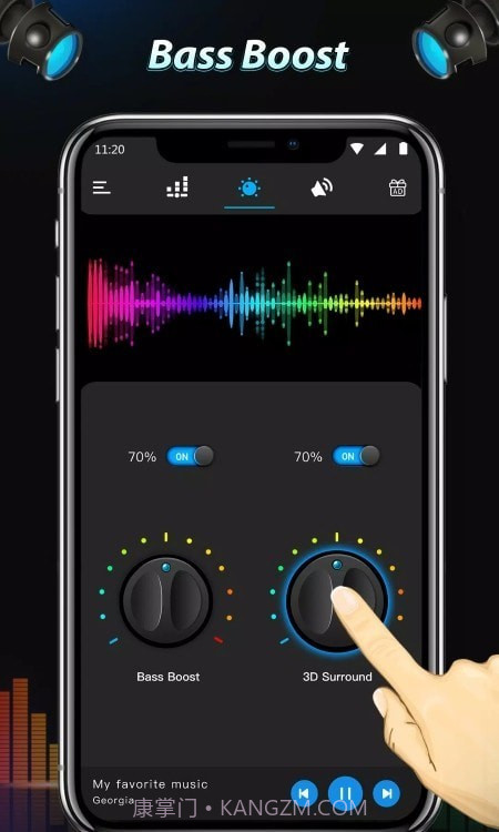 低音助推器和声音增强器截图1 低音助推器和声音增强器截图1