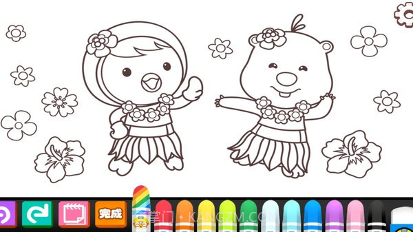 小猪佩奇涂鸦画本精简版截图1