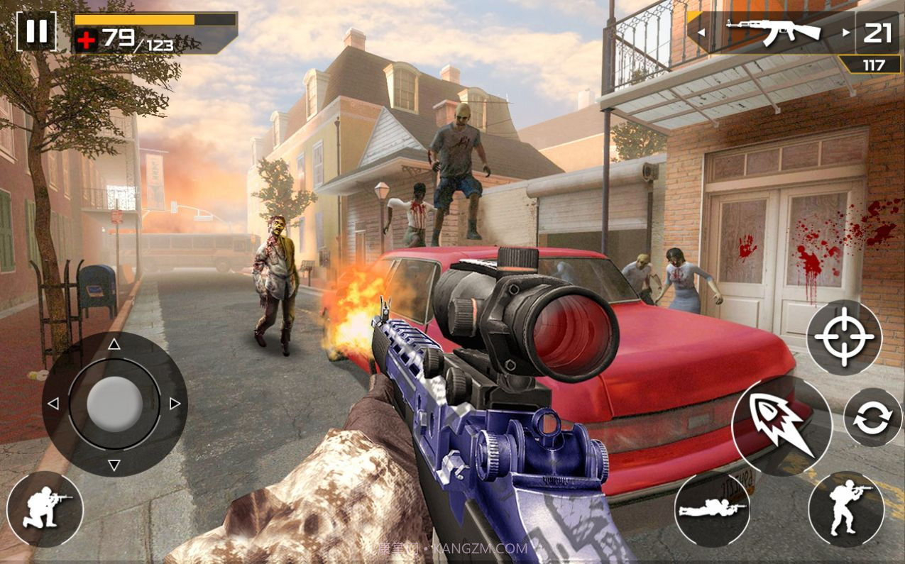 僵尸大战狙击射击截图2