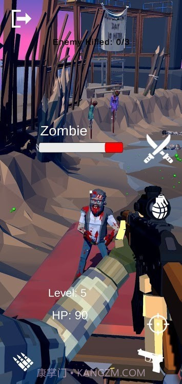 枪击僵尸入侵防御截图1 枪击僵尸入侵防御截图1