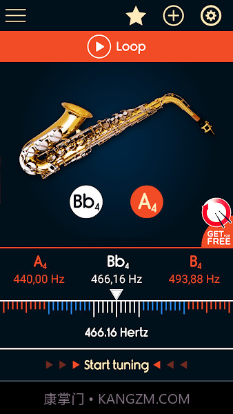 Master Saxophone Tuner截图2 Master Saxophone Tuner截图2