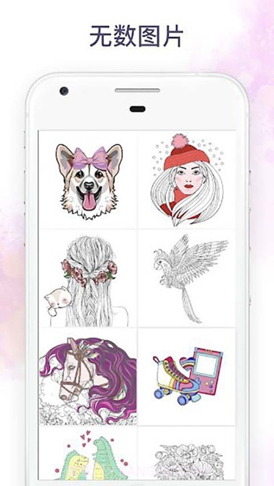 按数字填色的填色书截图3