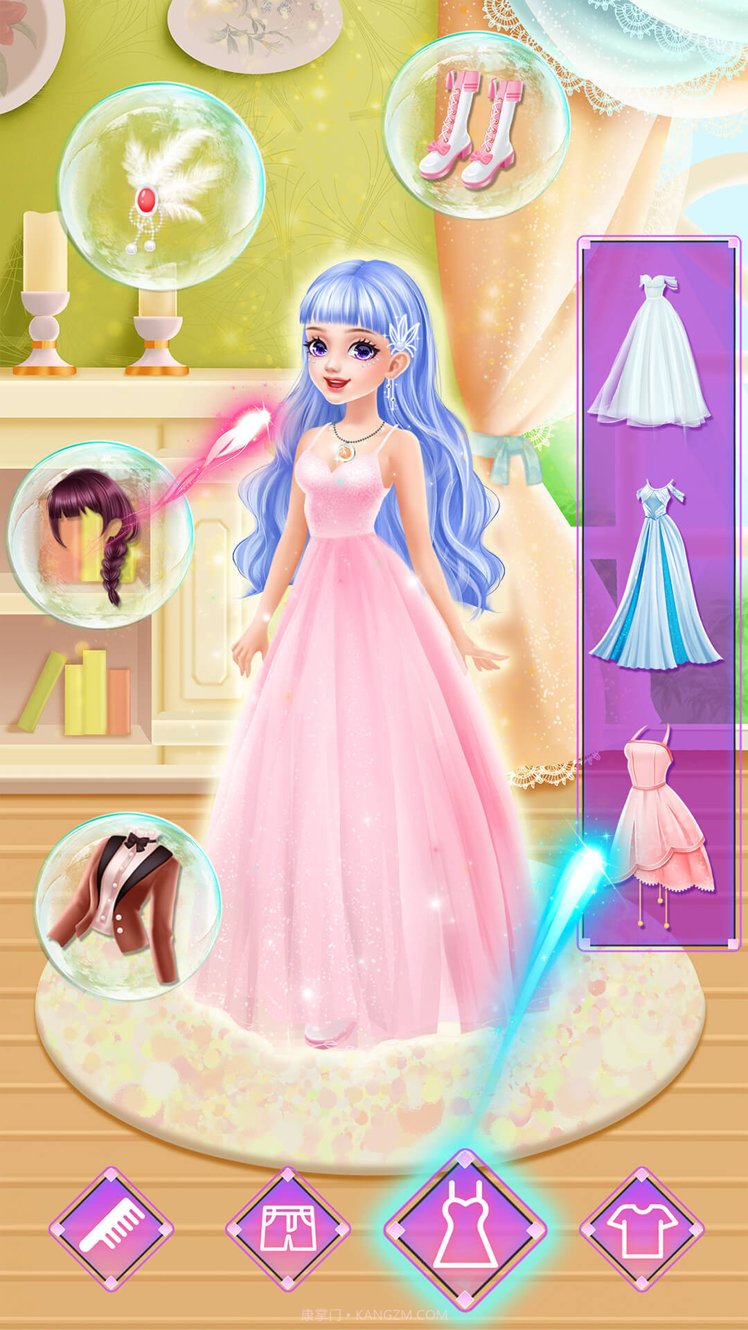 艾尔莎公主舞会装扮故事截图4