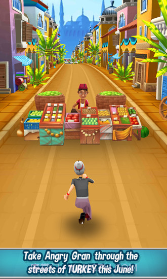 愤怒的老奶奶玩跑酷截图4