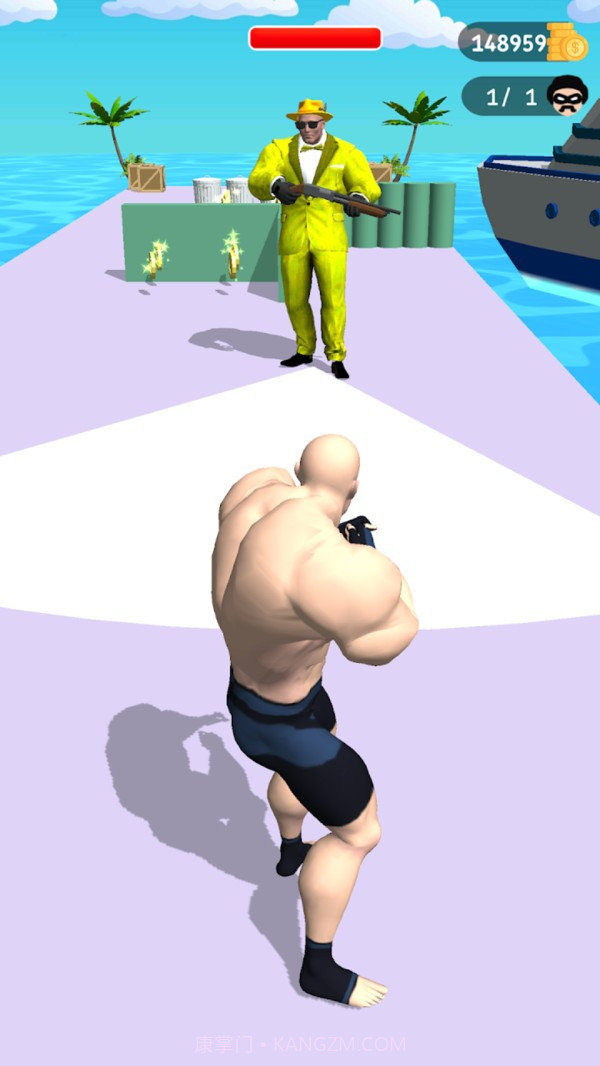 肌肉男疯狂酷跑截图2