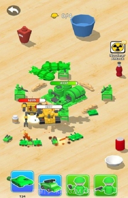 玩具军平局防御截图4