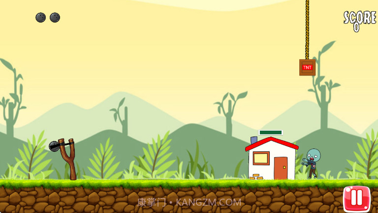 弹弓僵尸战争Angry zombies去更新版截图4 弹弓僵尸战争Angry zombies去更新版截图4